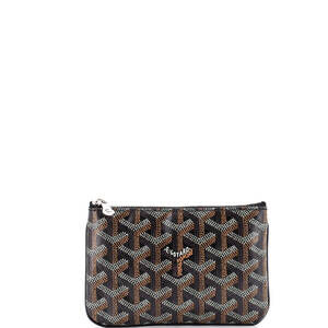 Goyard Senat Zip Pouch Coated Canvas PM
